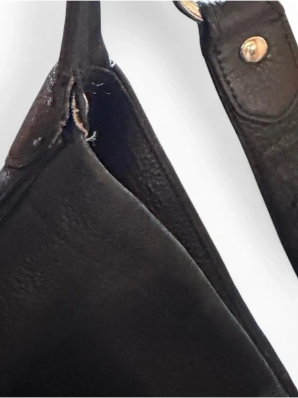 Coach Black Pebbled Leather Hobo Bag